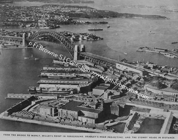 AERIAL VIEW OF SYDNEY NOT TAKEN BY FR.BROWNE